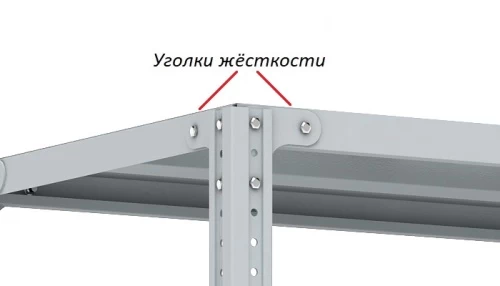 Стеллаж металлический Титан МС-750 2500x1500x300/8